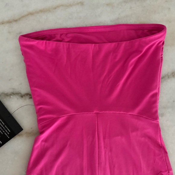 NWT-X Revolve Strapless Fishtail Gown - Picture 5 of 9